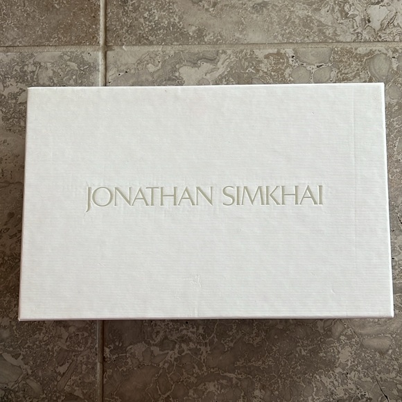 NEW Jonathan Simkhai Cassie Crystal Strappy Sandals Pink Size 41 New in Box - Picture 10 of 14